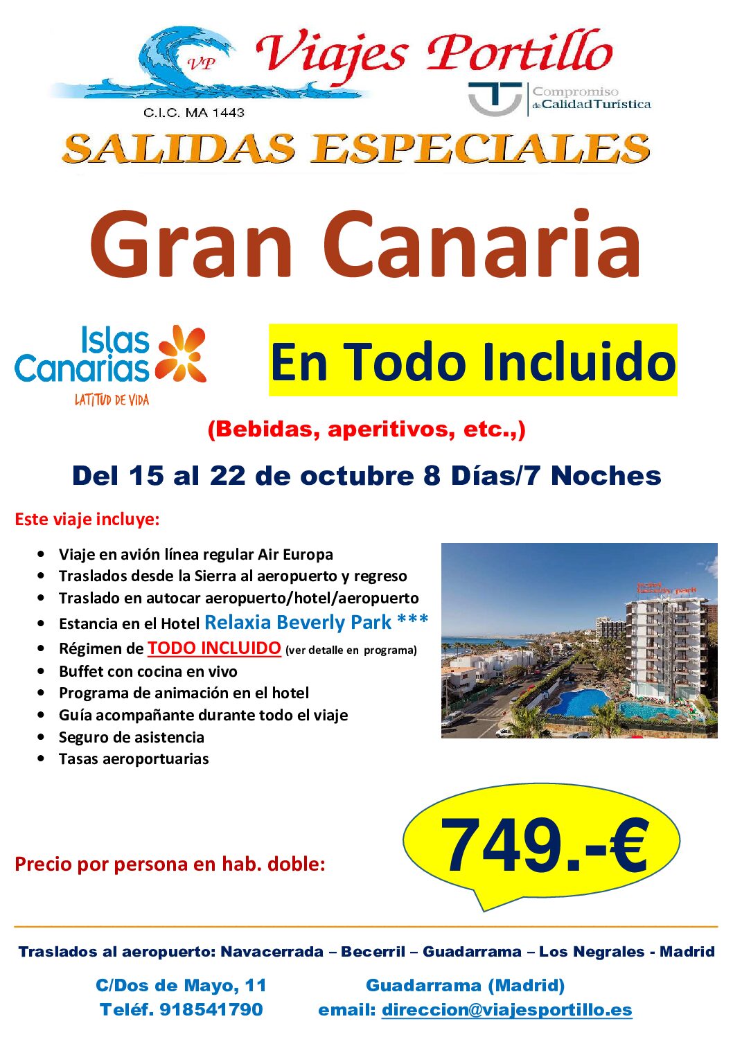 Gran Canaria 15-22 Octubre
