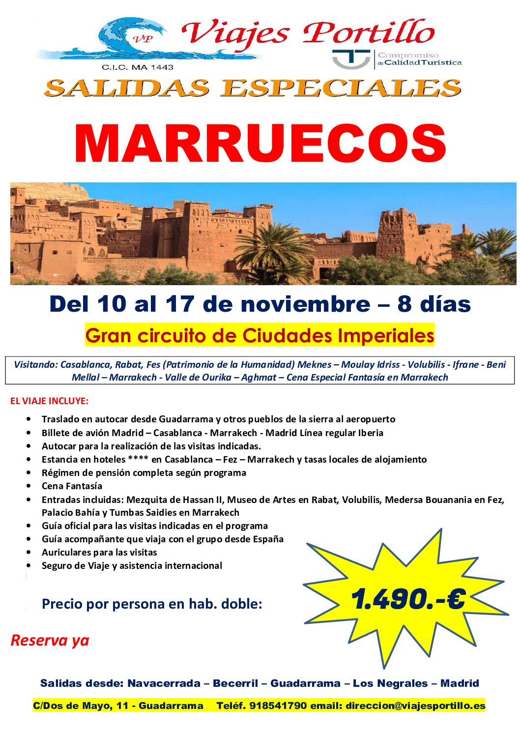 Marruecos 10-17 Noviembre